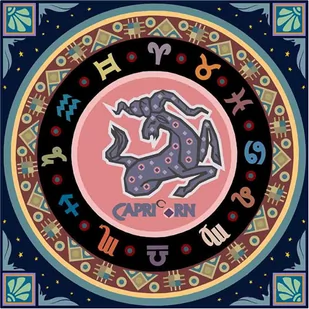 Norimpex Diamentowa mozaika Mandala 7D Zodiak Koziorożec 30x30cm 1006585 - Zabawki kreatywne - miniaturka - grafika 1