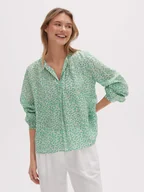 Bluzki damskie - OPUS Bluzka w kolorze jasnozielonym - miniaturka - grafika 1