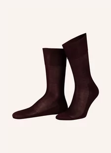 Falke Skarpety Luxury No.4 Pure Silk Z Jedwabiu rot - Skarpetki damskie - miniaturka - grafika 1