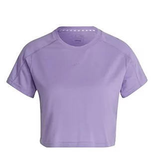 adidas Koszulka damska Tr-es 3 bar (krótki rękaw) - Koszulki i topy damskie - miniaturka - grafika 1