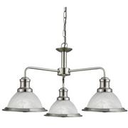 Lampy sufitowe - Trzypunktowa lampa wisząca Bistro w stylu retro - miniaturka - grafika 1