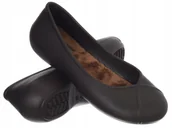 Baleriny - BALERINY DAMSKIE - CROCS - OLIVIA II LINED FLAT 203428-206 BRĄZOWY 37-38 - miniaturka - grafika 1