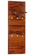 Wieszaki i stojaki - Wieszak ścienny z drewna sheesham T2-G17 - miniaturka - grafika 1