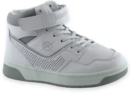 Buty dla dziewczynek - Dziecięce buty sportowe skórzana wkładka Axim 25083 Białe - miniaturka - grafika 1