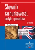E-booki - języki obce - Dictionary of Accounting, Audit and Tax Terms. Słownik rachunkowości, audytu i podatków. Angielsko-polski/Polsko-angielski - miniaturka - grafika 1