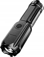 Latarki - Pan i Pani Gadżet Latarka Led Kieszonkowa Czarna - miniaturka - grafika 1
