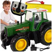 Zabawy w naśladowanie dorosłych - Duży Traktor Zdalnie Sterowany RC 38,5cm - Maszyna Rolnicza Z864 - miniaturka - grafika 1