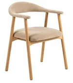 Krzesła - Krzesło Addi beżowe/ dąb Danny beige 3 - miniaturka - grafika 1