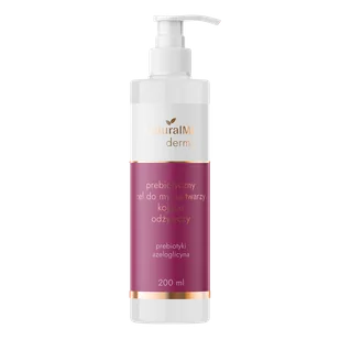 NaturalME Dermo, prebiotyczny żel do mycia twarzy, kojąco-odżywczy, 200 ml - Żele do mycia twarzy - miniaturka - grafika 1
