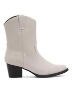 Botki damskie - Jenny Fairy Kowbojki EMILY HY2219-4 Szary - miniaturka - grafika 1