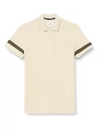 Koszulki męskie - Pepe Jeans Męska koszulka polo Lampton, beżowy (kość słoniowa), XXL - miniaturka - grafika 1