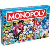Gry planszowe - Winning Moves MONOPOLY - Sonic gra planszowa (ENG - UK) - miniaturka - grafika 1