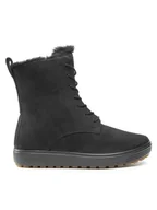 Botki damskie - ECCO Botki Soft 7 Tred W 45042302001 Czarny - miniaturka - grafika 1