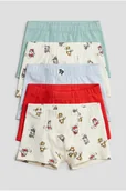 Majtki dla dzieci - H & M - Bokserki 5-pak - Biały - H&M - miniaturka - grafika 1