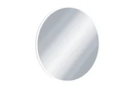 Grzejniki łazienkowe - Lumiro Lustro LED 100cm Okrągłe Mata - miniaturka - grafika 1