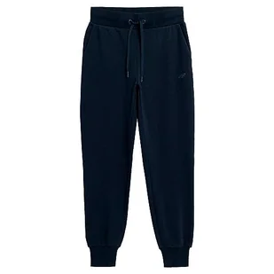 4F Spodnie damskie, Navy, L - Spodnie damskie - miniaturka - grafika 1