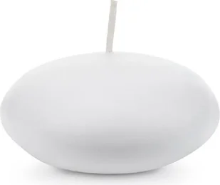 Świeca pływająca matowa biały 8cm 4szt - Świece - miniaturka - grafika 1