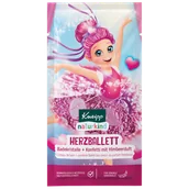 Kosmetyki kąpielowe dla dzieci - Kneipp Naturkind Balet Serc, sól do kąpieli + konfetti, maliny, 40 g - miniaturka - grafika 1