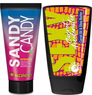 Soleo Sandy Candy + Wild Tan Sexy Carrot Gratis - Balsamy i kremy do opalania - miniaturka - grafika 1