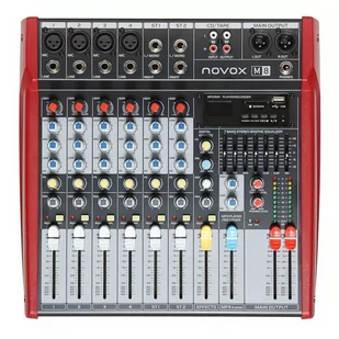 Novox novox M8 mikser audio  M8 - Miksery DJ - miniaturka - grafika 1