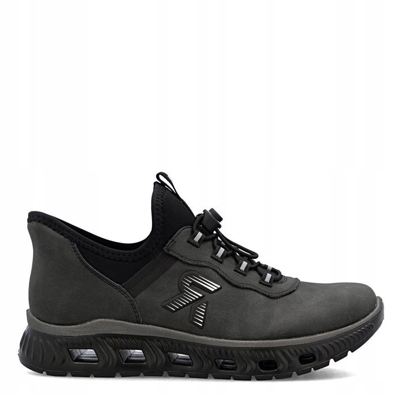 Rieker Półbuty Damskie Czarne M6065-45-BLACK r.37