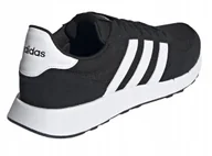 Buty sportowe męskie - Adidas Run 60 FZ0961 Racer klasyczne Czarne 44 2/3 - miniaturka - grafika 1