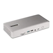 Stacje dokujące i replikatory portów - StarTech 132UE-TB4USB4DOCK stacja dokująca Przewodowa Thunderbolt 4 Szary - miniaturka - grafika 1