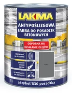 Farby olejne i specjalne - Farba do posadzek betonowych Akrybet B30 szary 1l - miniaturka - grafika 1