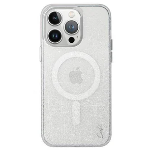 UNIQ etui Coehl Lumino iPhone 15 Pro 6.1" Magnetic Charging srebrny/sparkling silver - Etui i futerały do telefonów - miniaturka - grafika 1