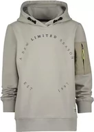 Bluzy dla chłopców - Vingino Chłopięca bluza z kapturem Niano, Rhino Grey, 128 - miniaturka - grafika 1