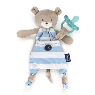 Chicco Maskotka do smoczka Pocket Friend Niebieska - Maskotki i pluszaki - miniaturka - grafika 3
