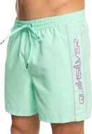 Spodenki damskie - szorty kąpielowe mięske QUIKSILVER EVERYDAY VERT VOLLEY 16 Beach Glass - GCZ0 - miniaturka - grafika 1