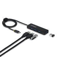 Huby USB - StarTech H5C4A-USB-HUB-2 huby i koncentratory USB 3.2 Gen 1 (3.1 Gen 1) Type-C 5000 Mbit/s Czarny - miniaturka - grafika 1