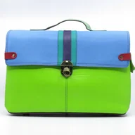 Torebki damskie - Aktówka skórzana mieści A4 nóżki ochronne elegancka stylowa Olivka - miniaturka - grafika 1