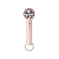 Wentylatory - Leziter Rico przenośny wentylator USB 5 W 2000 mAh różowy - miniaturka - grafika 1