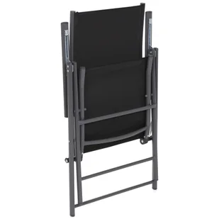 Meble ogrodowe metalowe Casablanca 145 cm Grey / Black 6+1 - Meble ogrodowe - miniaturka - grafika 8