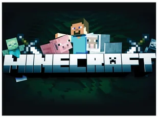 Dekoracyjny opłatek tortowy Minecraft - A4 - Ciasta i półprodukty do ciast - miniaturka - grafika 1