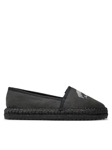 Tommy Jeans Espadryle Tjw Varsity Espadrille EN0EN02470 Czarny - Espadryle damskie - miniaturka - grafika 1