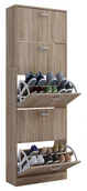 Szafki na buty - Sipos XL szafka na buty 5 szufladdekor dąb sonoma - miniaturka - grafika 1