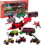 Samochody i pojazdy dla dzieci - DUŻY Zestaw Farma Maszyny rolnicze TRAKTOR KOMBAJN - miniaturka - grafika 1