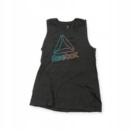 Bluzki damskie - Bluzka damska na szerokich ramiączkach Reebok L - miniaturka - grafika 1