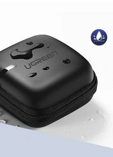 Ugreen etui pudełko na słuchawki 8 cm x 8 cm czarny (40816) - Etui i futerały do telefonów - miniaturka - grafika 5
