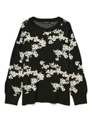 Swetry damskie - Vero Moda Sweter w kolorze czarnym - miniaturka - grafika 1