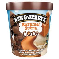 Lody i desery lodowe - Ben & Jerry's Karamel Sutra Core Lody 465 ml - miniaturka - grafika 1