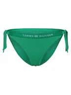 Majtki damskie - Tommy Hilfiger Damskie figi bikini Kobiety zielony wypukły wzór tkaniny, M - miniaturka - grafika 1