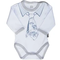 Body dla niemowląt - BODY NIEMOWLĘCE DŁUGI RĘKAW RĘKAWEK ROZM. 56 Pampicio - miniaturka - grafika 1