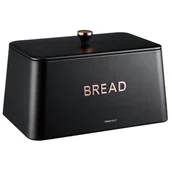 Chlebaki - ELEGANCKI CHLEBAK STALOWY KINGHOFF KH-1949 CZARNY - miniaturka - grafika 1