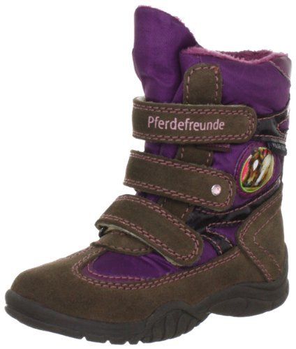Pferdefreunde Kozaki dziewczęce Mia, brązowy - Braun Erde bez 21-29 EU