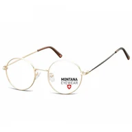 Okulary korekcyjne, oprawki, szkła - Oprawki korekcyjne okulary optyczne lenonki MM584C złoty - miniaturka - grafika 1