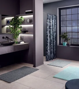 Kleine Wolke Matino ręcznie tkany dywanik łazienkowy 60x100 cm szary nić szenilowa - Dywaniki łazienkowe Kleine Wolke Matino ręcznie tkany dywanik łazienkowy 60x100 cm szary nić szenilowa - Dywaniki łazienkowe - miniaturka - grafika 1